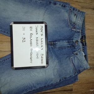 2 Pair Of Men's Lucky Brand Jeans Size 31 x 32